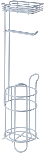 Держатель д/туалет.бумаги с полкой SWFL-980-WHT