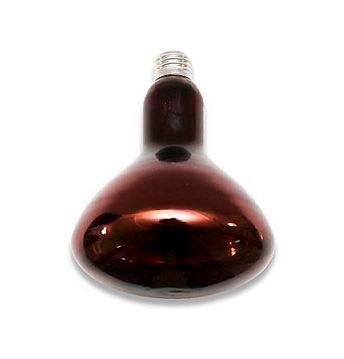 Лампа ИКЗК 150 (15) Стекло темно-красное Е27 калаш