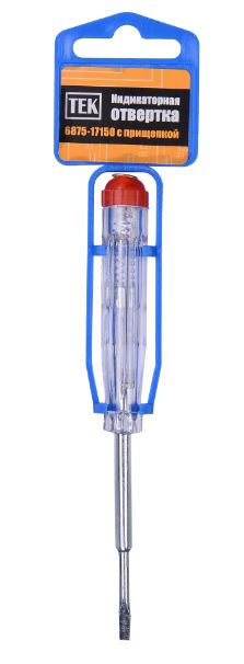Отвертка-индикатор 6875-17150 с прищепкой Ресанта