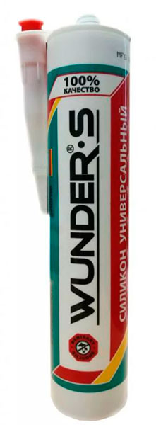 Герметик силиконовый универсальный  Wunders  290мл (прозрачный)