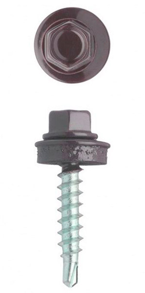 Саморез кров. 7024 4,8х35 серый (уп250)