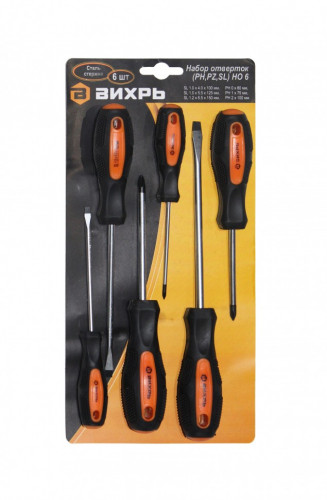 Набор отвёрток НО 6 Вихрь 73/6/2/13