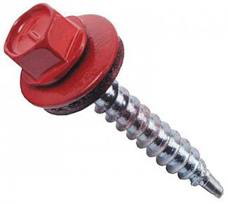 4,8х35 RAL 3005 Красный саморез кров.(200)