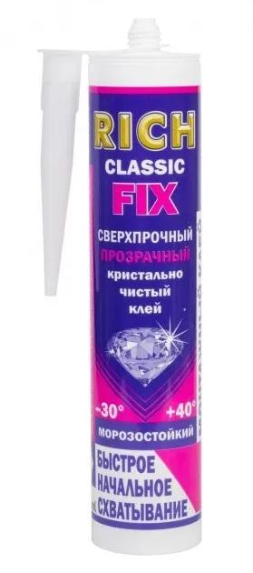 РИЧ Жидкие гвозди фикс прозрачный 310мл	(15)