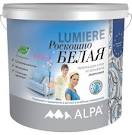 Краска LUMIERE 5л акриловая для стен и потолков супербелая