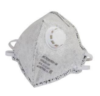Полумаска фильтрующая складная с клапаном FFP1 Исток 12362