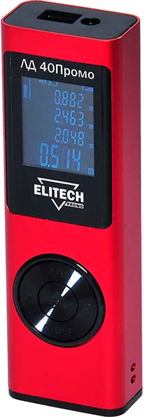 Дальномер лазерный ELITECH ЛД 40 Промо