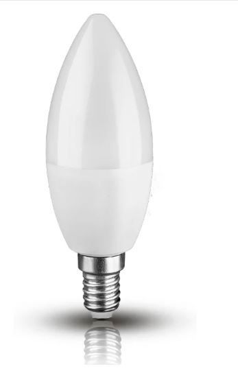 Лампа светодиодная C37-101 8W 4000K E14 тм "iSvet"