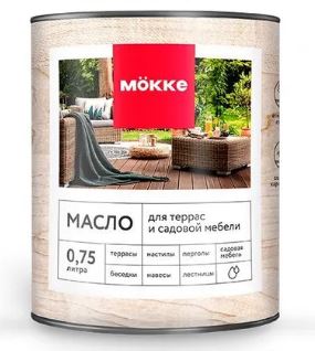 Масло для террас MOKKE (макадами) 0,75 л.