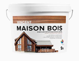 Maison en Bois Vincent (база С) 2л Краска-лазурь для древесины/УЦЕНКА