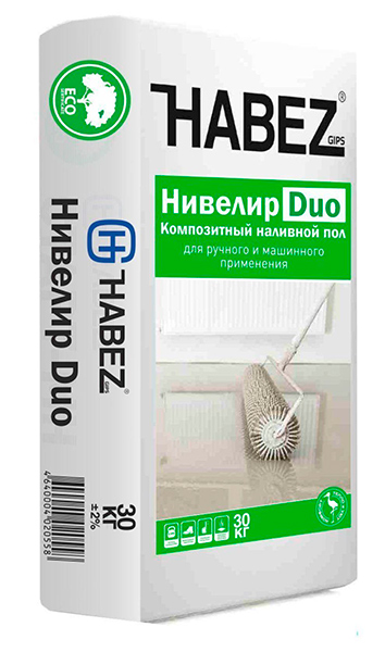 Композитный суперналивной пол HABEZ НИВЕЛИР DUO 25кг