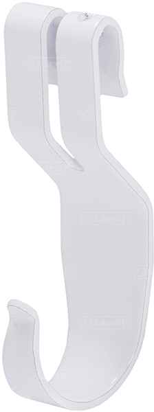 Универсальный крючок белый (2шт) L9709WH