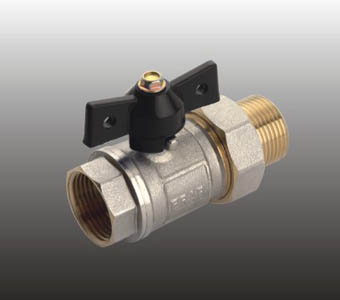 Кран шаровый с американкой FRAP d15(1/2) бабочка