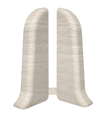 Заглушка Идеал Классик 55 мм Ясень Белый 252 (уп. - 20шт.)