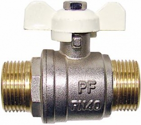 Кран шаровый d20(3/4) Н/Н бабочка СТК серия5000 (5020.06)