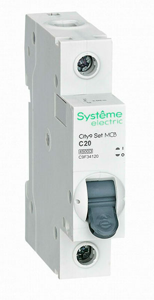 ВА С20А 1P 4.5kA 230В Systeme C9F34120