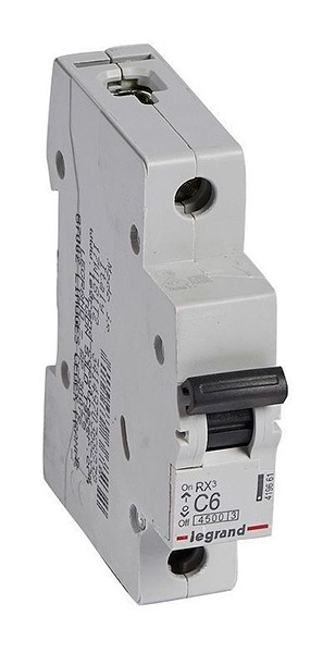 ВА LEGRAND RX3 1/ 6 C 4,5kA 419661
