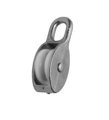 Блок одинарный, с металлическим колесом 25мм