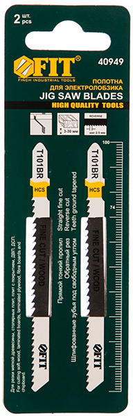 Пилки для лобзика FIT T101BR 40949