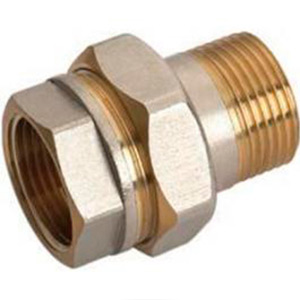 Сгон прямой (американка) "Thermofix" (никель) (25 г/ш)