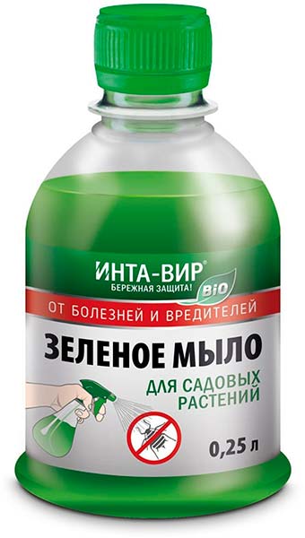 Фунгицид Зеленое мыло Инта-вир 250мл /30шт/ Фаско