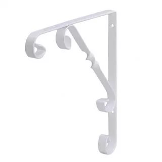 Кронштейн ОРНАМЕНТАЛ 200мм белый L7408WH