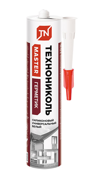 Герметик ТЕХНОНИКОЛЬ УНИВЕРСАЛЬНЫЙ силиконовый,БЕЛЫЙ, картридж,12*280 мл
