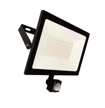 Прожектор с/д LE LED FL IR 70W BLACK (с сенсором)