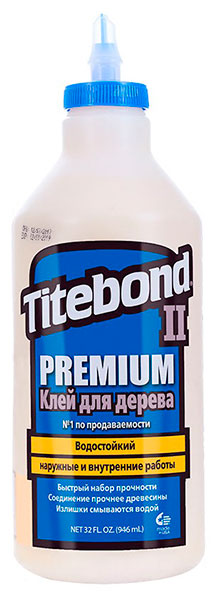 Клей водостойкий Titebond для дерева 0,946л