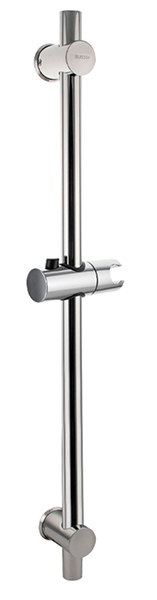 Стойка душевая MAGNUS БЕЗ лейки и шланга с НАЖИМНЫМ фиксатором, НЕРЖАВЕЮЩАЯ СТАЛЬ (9253)