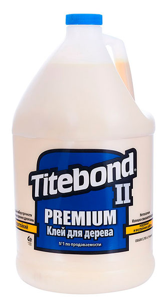 Клей водостойкий Titebond для дерева 3,785л