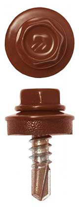 Саморез кров. 8017 4,8х19 М коричневый шок. (уп250)