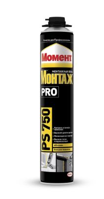 Пена монтажная МОМЕНТ МОНТАЖ PRO  PA750 всесезонная, 750мл