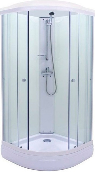 Душевое ограждение с поддоном TRITON "УЛЬТРА A1" (80*80) низкий поддон, стекло прозрачное