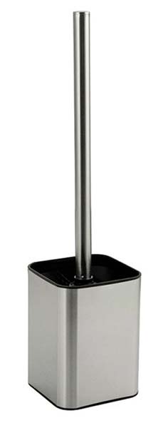 Ерш д/унитаза напольный НЕРЖ.СТАЛЬ+пластик МАТОВЫЙ (22071)