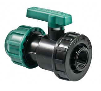 Кран шаровый ПНД муфта внутр.резьба 25*25 POELSAN