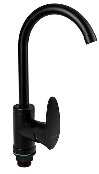 Смеситель АБС-ПЛАСТИК BRIMIX для кухни ЧЕРНЫЙ (5922)