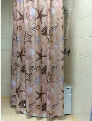 Штора для ванной комнаты "ZALEL" 1205A