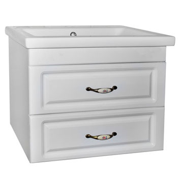 Тумба подвесная НАТАЛИ 60 с умывальником Сомо 60