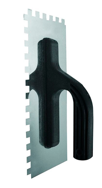 Гладилка 270х130мм нержавеющая зубчатая 6мм (24) 35313 БИБЕР