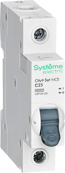 ВА С25А 1P 4.5kA 230В Systeme C9F34125