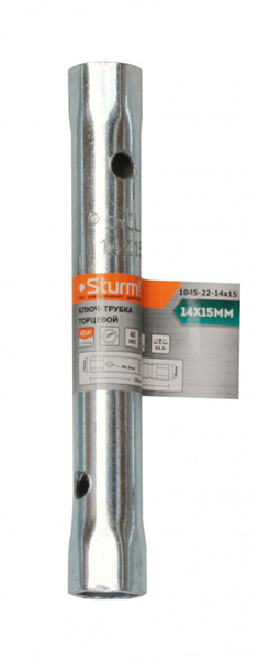Ключ-трубка торцевой 14х15мм Sturm