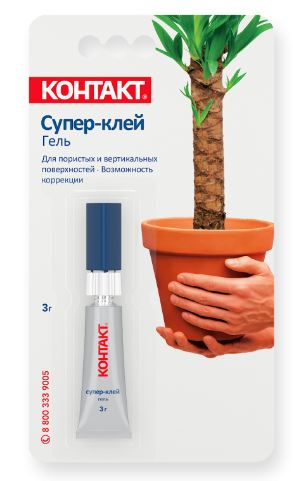 Супер-Клей КОНТАКТ/KREPPER 3гр