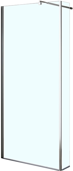 Душевая перегородка LORANTO Walk-in 90+Доп.створка 20см. Регулир.кронштейн 80-100 (CS-L801 90)