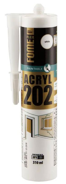Акрил 202 белый FOME FLEX (310мл;12шт)
