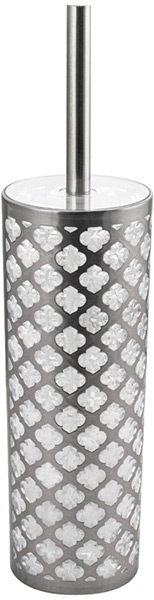 Ерш для унитаза напольный пластик, узор 810