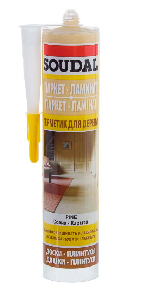 Герметик паркетный сосна 300мл Соудал 119645 (0385)