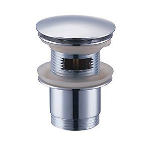 Донный клапан для раковины с переливом "Thermofix" (DB-2, латунь)