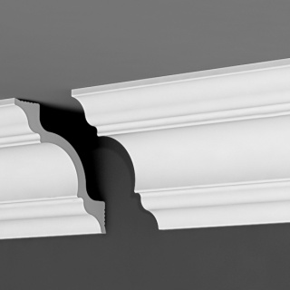Плинтус потолочный Де-Багет П 01 60/60 53 шт