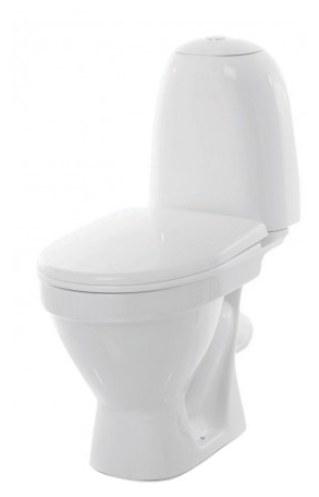 юУнитаз (компакт) SANITA ВИКТОРИЯ ЭКОНОМ арматура, сиденье белый